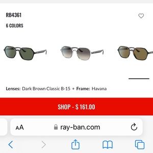 Women’s Rayban hexagonal frames